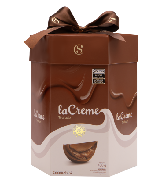 Ovo de Páscoa Recheado laCreme ao Leite 400g